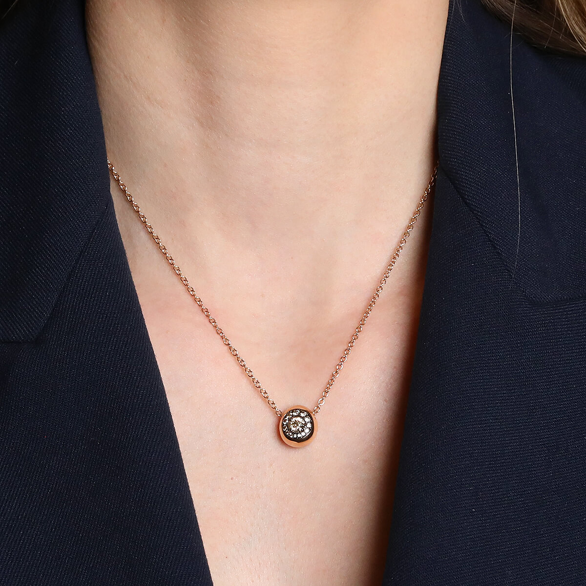 Pomellato Nuvola diamonds and gold necklace