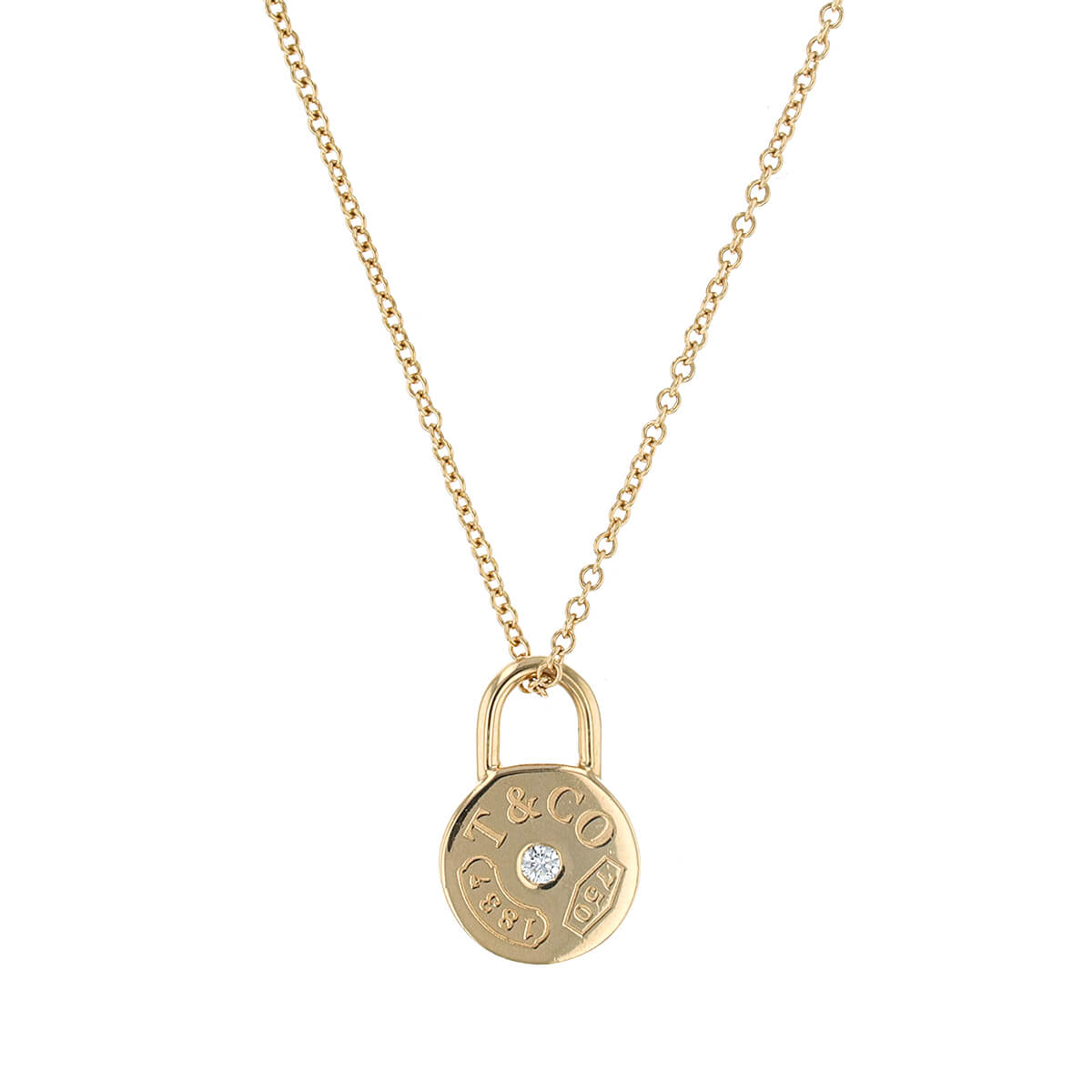 Gold locket sales necklace tiffany