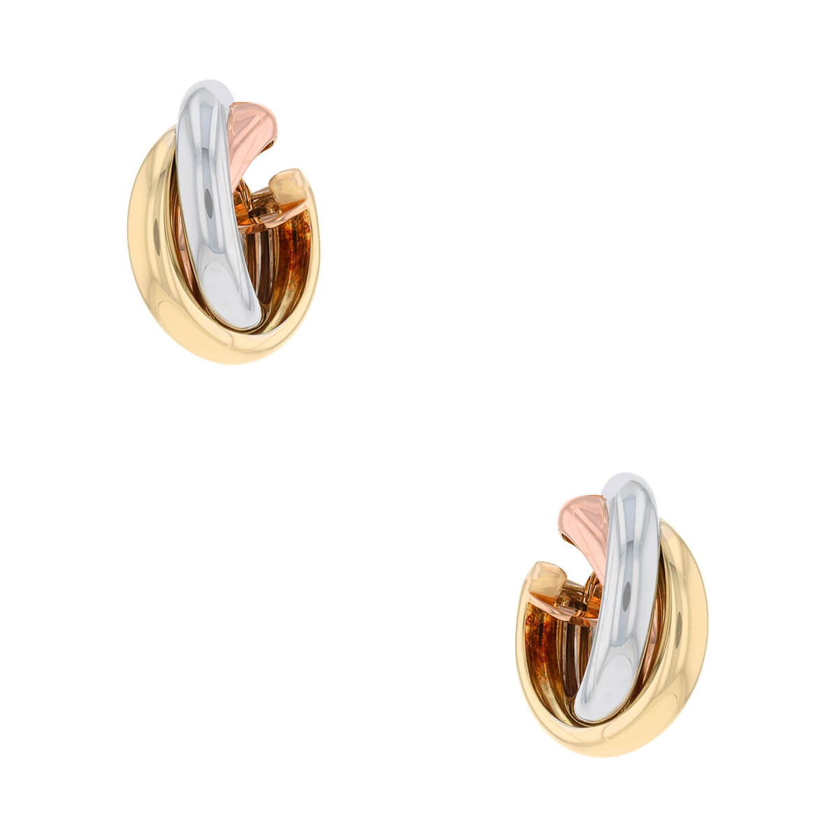 Cartier Trinity gold earrings