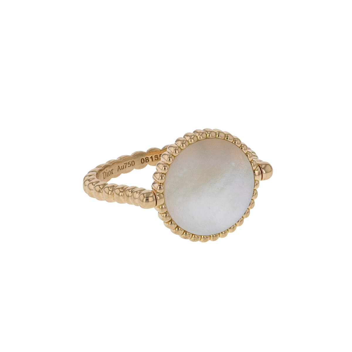 Dior Rose des Vents mother-of-pearl, diamond and gold ring