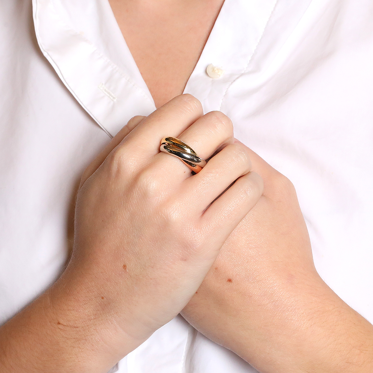 Bague trinity classique clearance