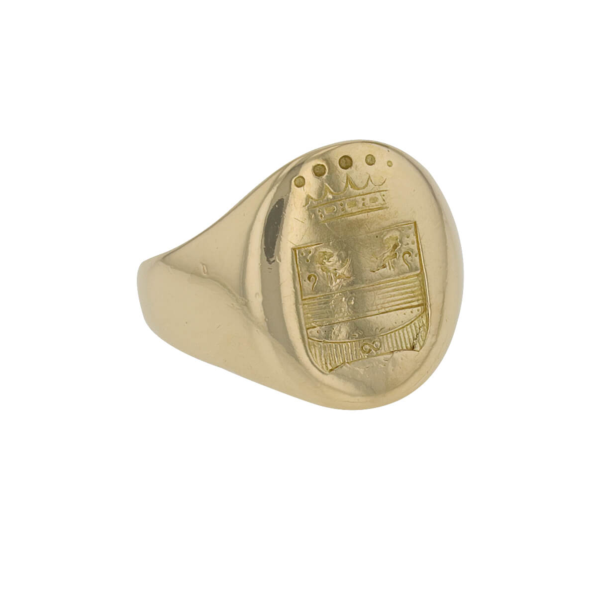 Bague chevaliere armoiries
