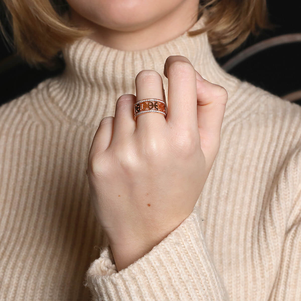 Hermes diamonds Chaine d'ancre Divine ring【関税込】 Chaine d'ancre Divine ring, large model | Hermès Thailand